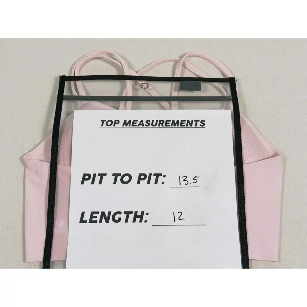 Lululemon Like a Cloud Longline Bra Size 6 Light Pink Yoga Pilates Gym Studio